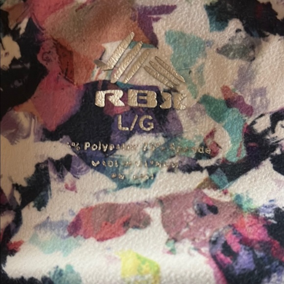 RBX Colorful Paint Splattered  Leggings Large - Picture 4 of 4